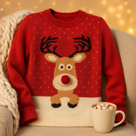 Pull de Noël publicitaire Shimas L/XL 