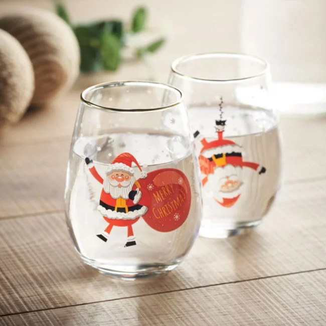 Verre à eau spécial noël 330 ml 