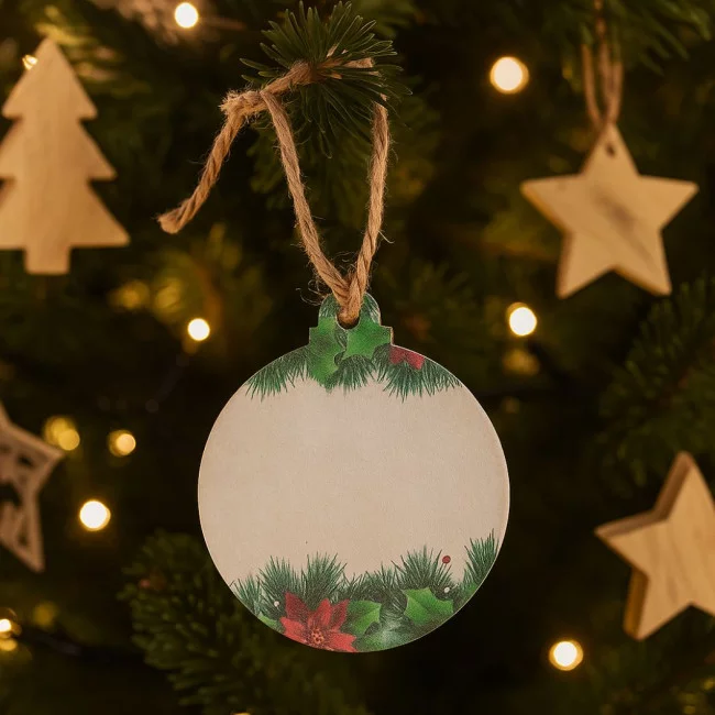 Suspension de Noël en papier semences Bauseed 