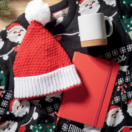 Bonnet de père Noël tricoté Auriga 