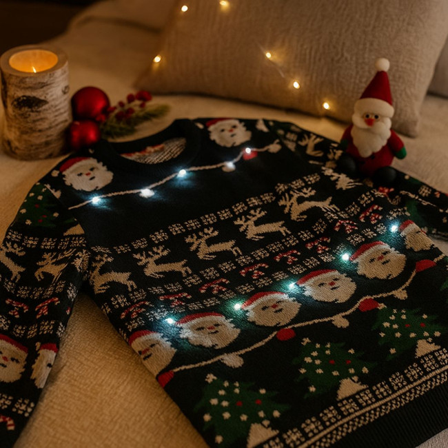 Pull de Noël à Led taille S/M Shamis 
