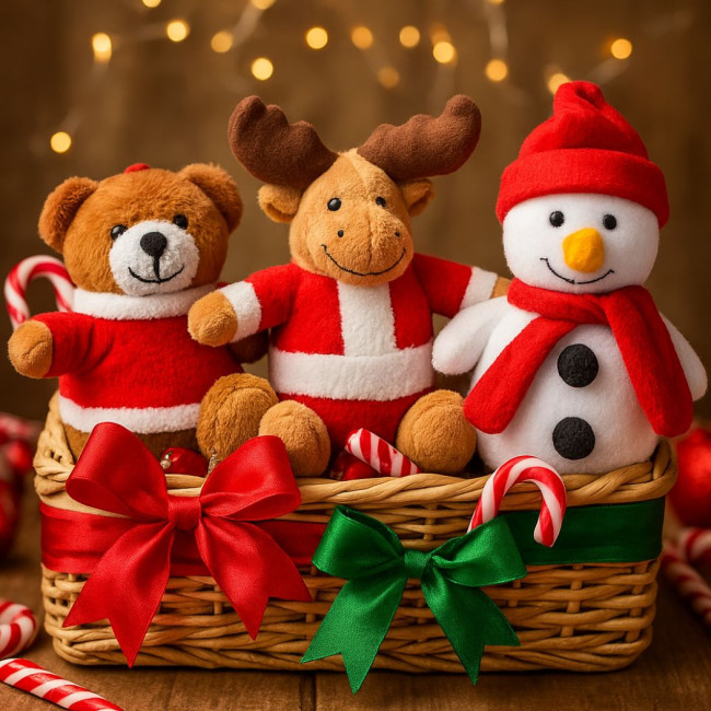 Porte-clés peluche de Noël Cardix 