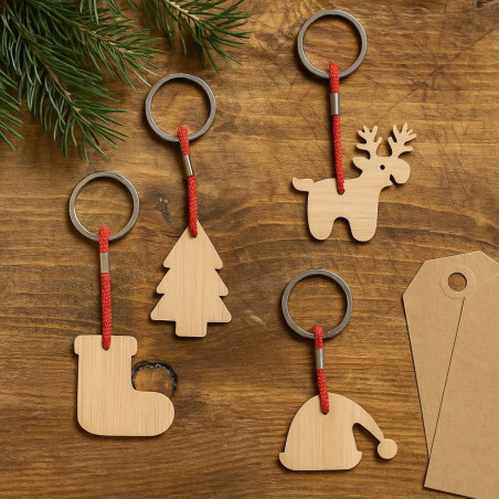 Porte-clés publicitaire de Noël Matcher 