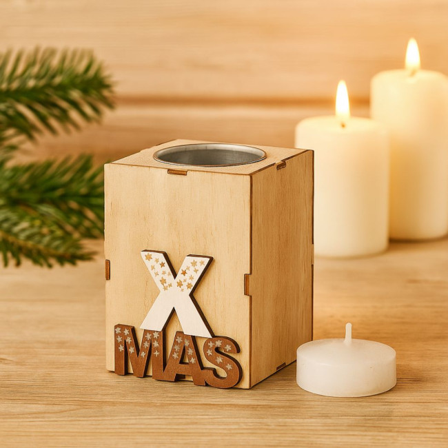 Bougie parfumée de Noël personnalisée Jorin 