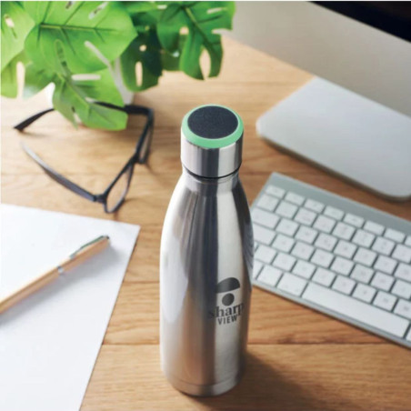 Bouteille publicitaire en acier intelligente DEREO 500 ml 