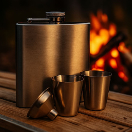 Coffret flasque et verres Slimmy 