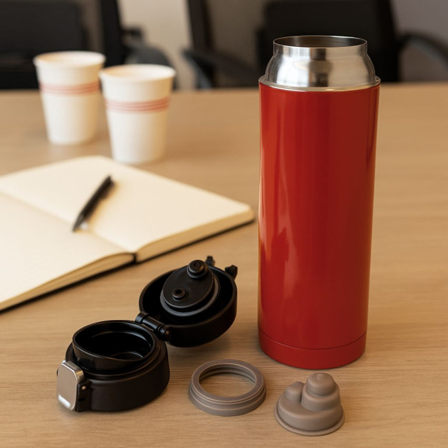 Gourde isotherme personnalisable verrouillage facile 450ml 