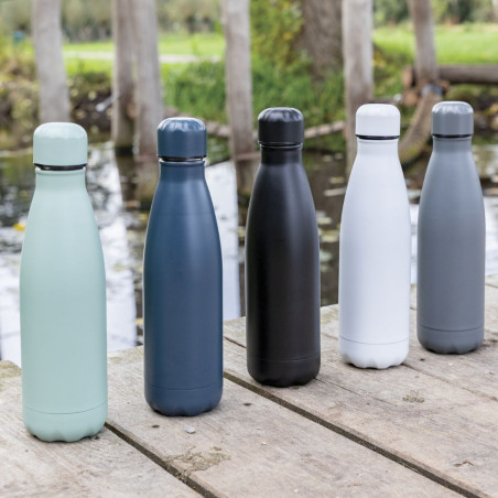 Bouteille isotherme personnalisable en acier 500ml 