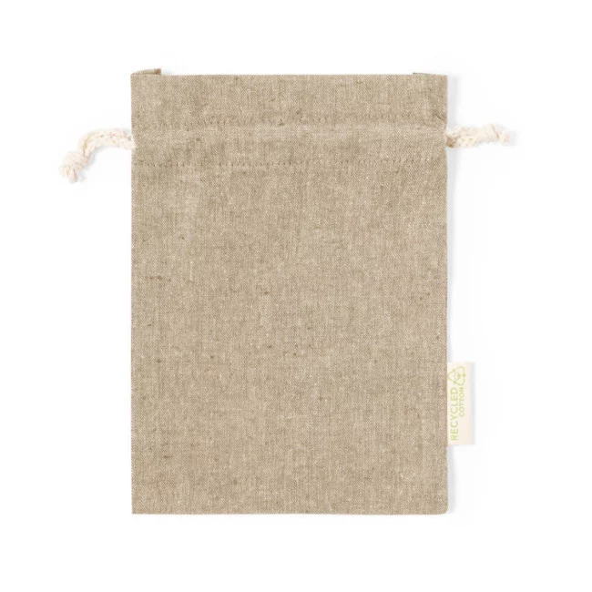 Sac pochon personnalisé en coton recyclé Karzak 