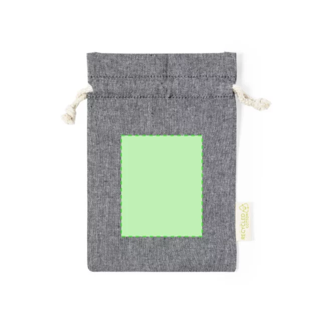 Sac pochon personnalisé en coton recyclé Karzak 