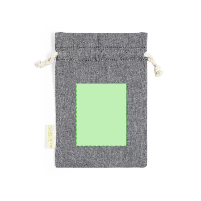 Sac pochon personnalisé en coton recyclé Karzak 