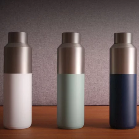 Gourde personnalisée en acier recyclé RCS Fluid 600ml 