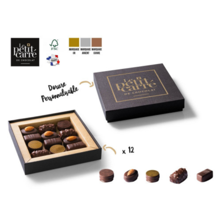 Coffret chocolat personnalisable Douceur 