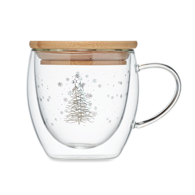 Mug publicitaire double paroi Sian 220 ml 
