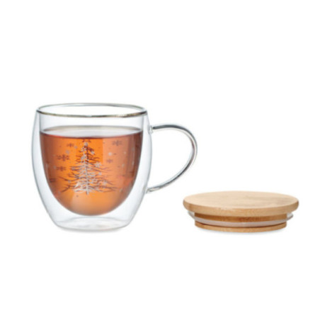Mug publicitaire double paroi Sian 220 ml 