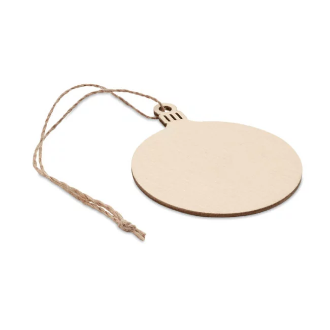 Boules de noël en bois personnalisable 