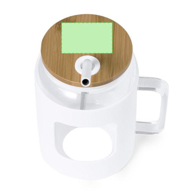 Mug publicitaire grande capacité Jacin 1,6 l 