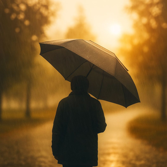 Parapluie tempête personnalisable AWARE™ Swiss Peak Tornado 30" 