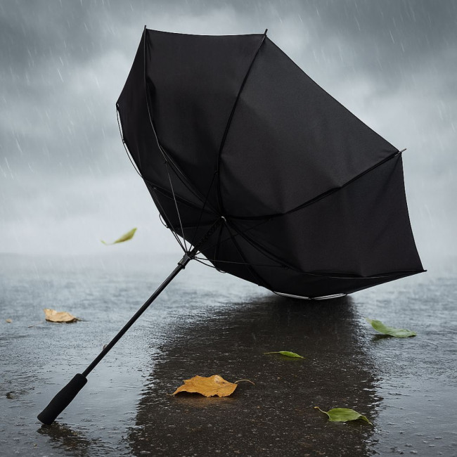 Parapluie tempête personnalisé en rPET AWARE™ Impact 23" 