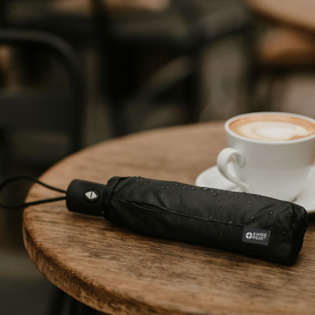 Parapluie personnalisé Swiss Peak 20.5" ultra léger et auto rPET Aware™ 
