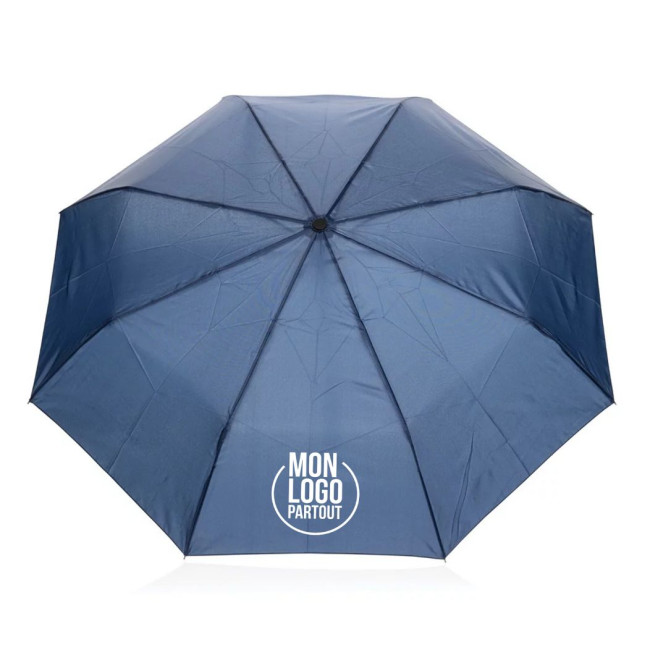 Parapluie avec mousqueton en rPET AWARE™ Yara 21'' 