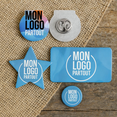 Pin’s Publicitaire Marquage Quadri 