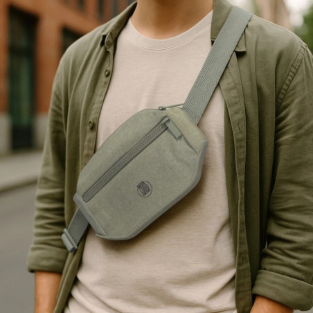Banane personnalisée en polycoton recyclé Crescent 