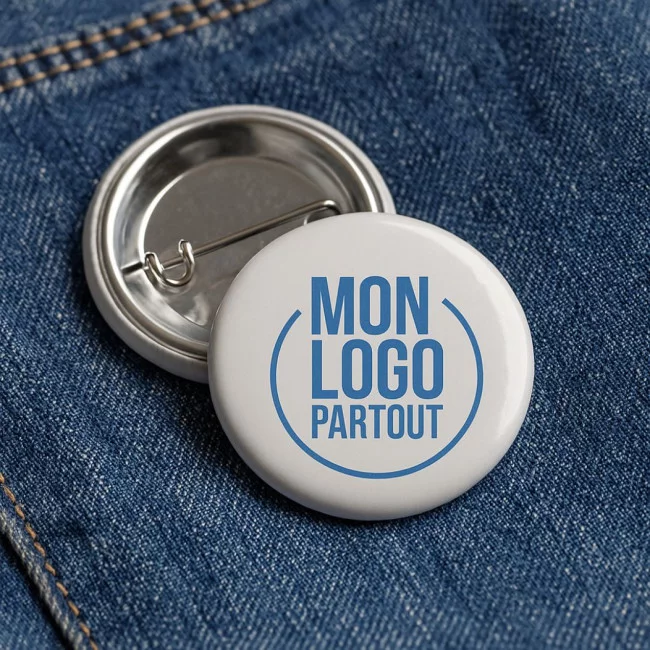 Badge publicitaire rond Ø 25mm 