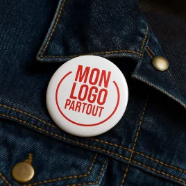 Badge publicitaire rond Ø 38mm