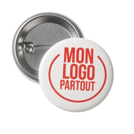 Badge publicitaire rond Ø 38mm