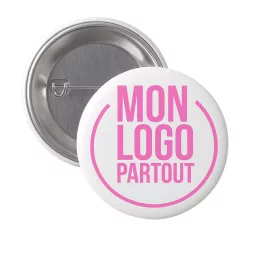 Badge publicitaire rond Ø 56mm