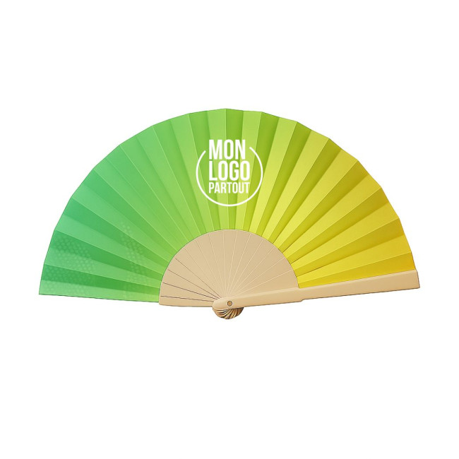 Éventail avec toile pour quadri WOOD 