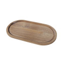 Plateau de service personnalisé en acacia Edge 