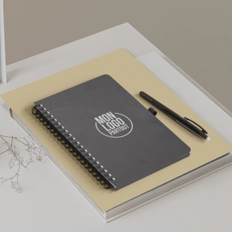 Carnet personnalisé A5 avec stylo Slate 