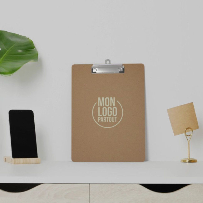 Porte-bloc personnalisé en fibre de bois Platu 