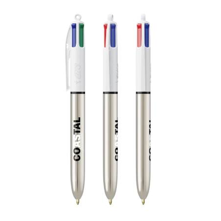 Stylo BIC ® 4 Couleurs Shine 