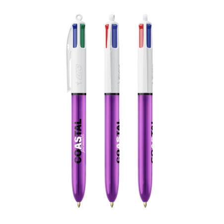 Stylo BIC ® 4 Couleurs Shine 