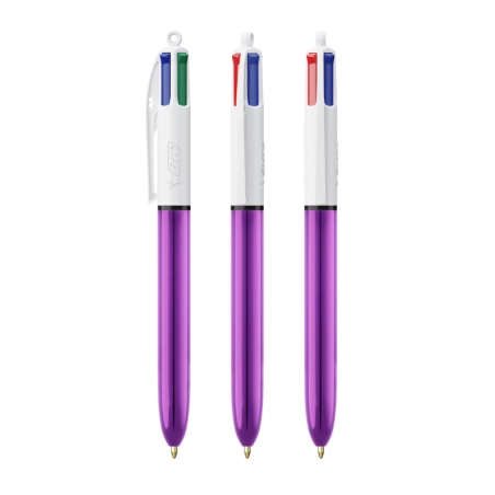 Stylo BIC ® 4 Couleurs Shine 