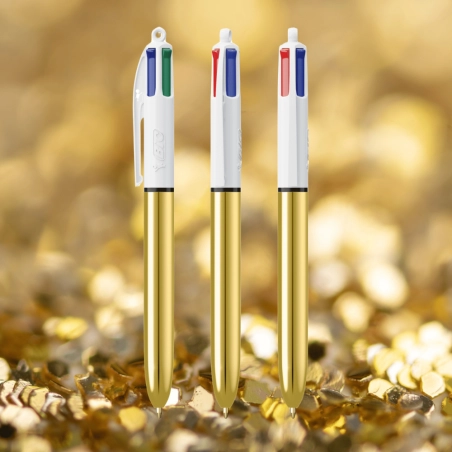 Stylo BIC ® 4 Couleurs Shine 