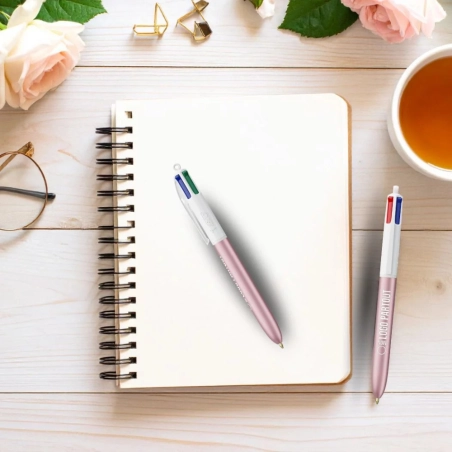 Stylo BIC ® 4 couleurs Glacé 