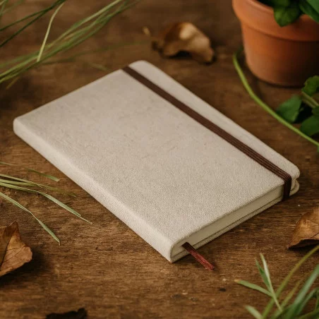 Carnet A5 Publicitaire Toile Ligné 