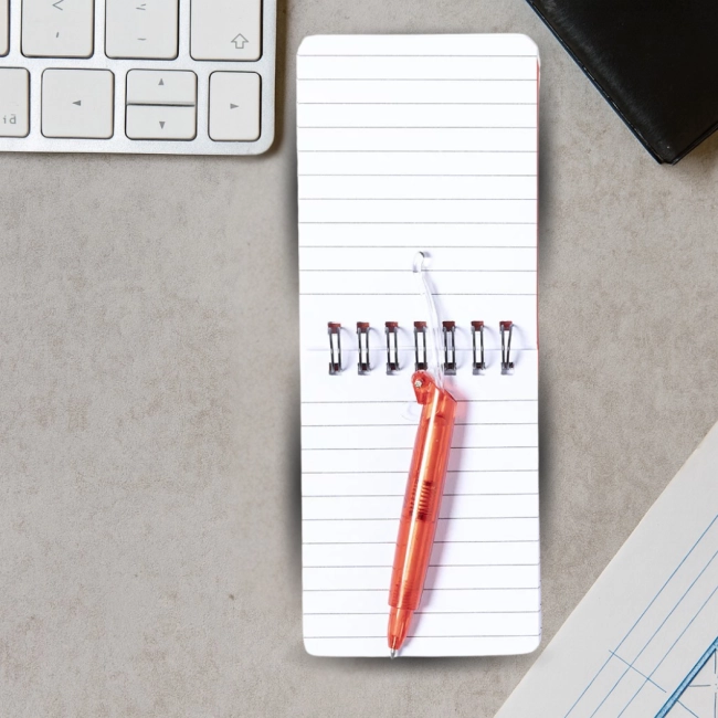 Mini cahier avec stylo duxo 