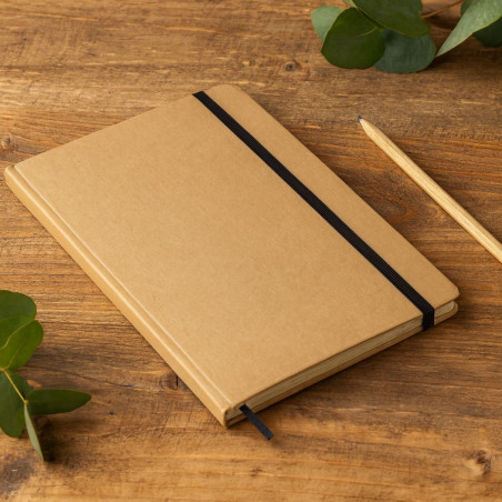 Carnet A5 recyclé Everwrite quadrillé 