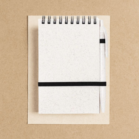 Cahier publicitaire avec stylo Fanny 