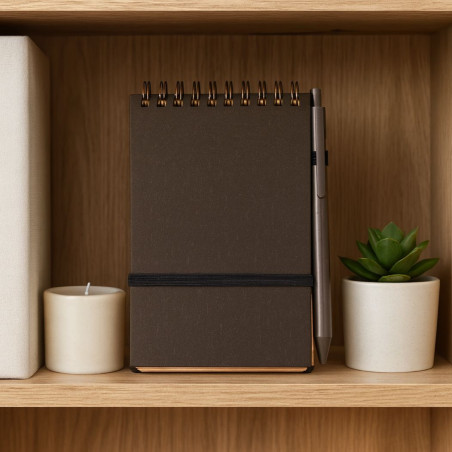 Cahier publicitaire en fibre de café Pacam 