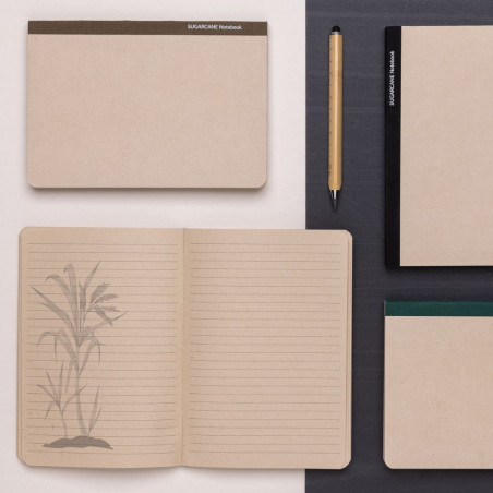 Carnet A5 Personnalisé en Papier Canne à Sucre 