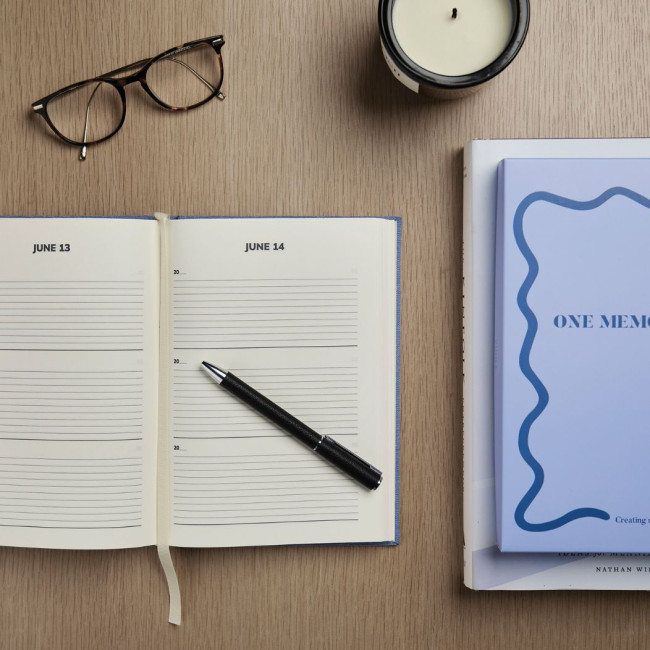 Journal intime personnalisé VINGA One Memory a Day A5 