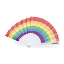 Eventail publicitaire rupaul rainbow 