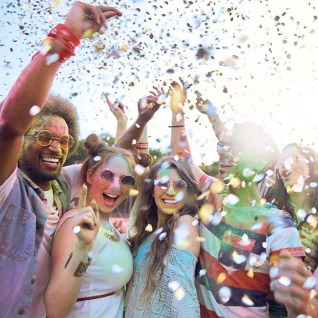 Sachet de confettis en papier ensemencé 