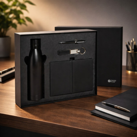Coffret cadeau personnalisé luxe Swiss Peak 